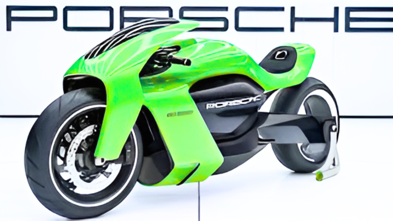 Diseño Conceptual Porsche Viper 119: Motocicleta Futurista de Alto Rendimiento con Estilo Deportivo, Tecnología Avanzada y Apariencia Exclusiva