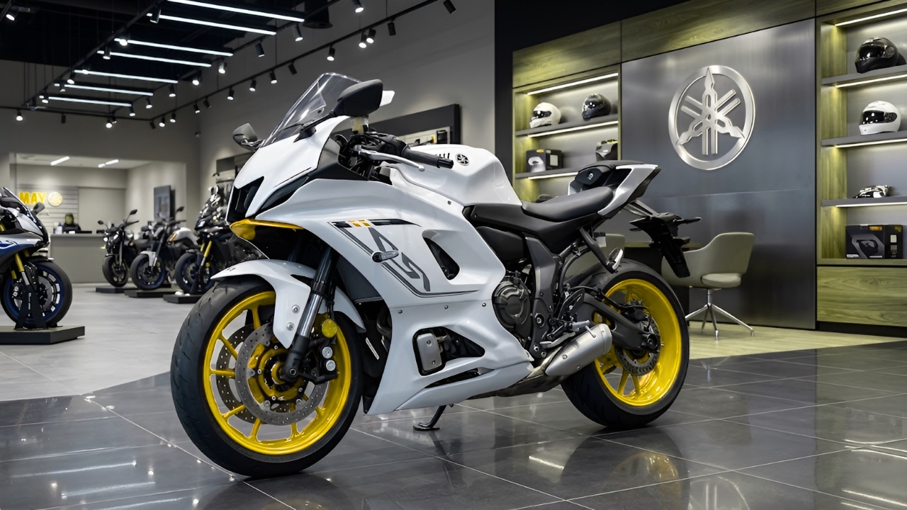 Yamaha YZF-R7 2026 en Color Blanco Intensity – Diseño Deportivo y Potente
