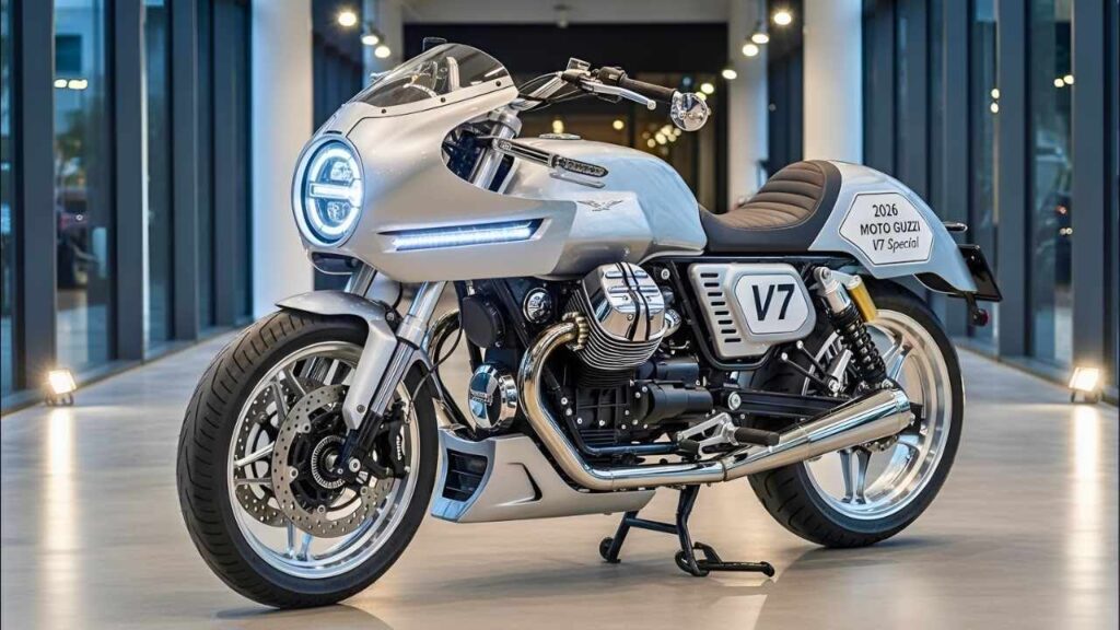Moto Guzzi V7 Special 2026 – El Ícono Retro Regresa con Potencia Moderna y Estilo Clásico Inconfundible
