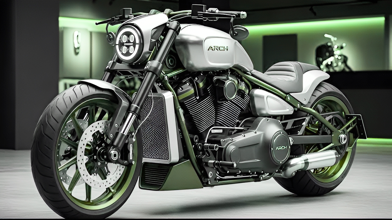 ARCH KRGT-1: Moto Exclusiva de Alto Rendimiento con Diseño Premium